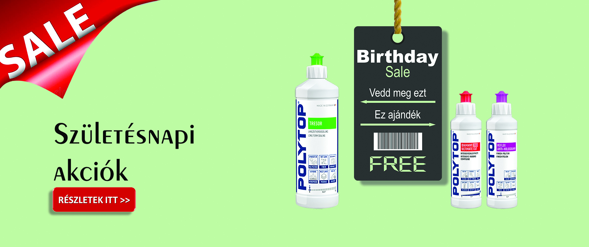 PRIMATEC - POLYTOP Autóápolási termékek autómosó szerek
