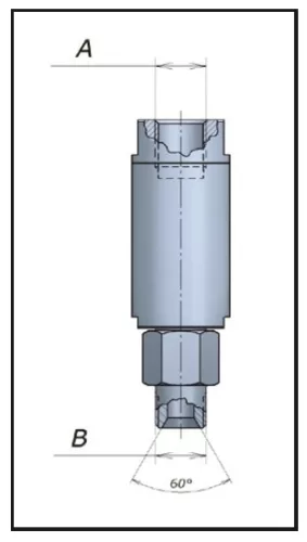 Forgókar csatlakozó egyenes G3/8F -G 3/8F