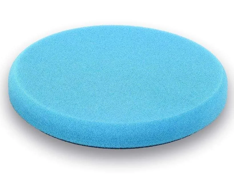 POLYTOP Spugna Lucidatrice One Step Pad Blu - 135 X 20 Mm, Medio-Rigida A Celle Aperte