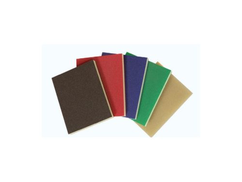 KOVAX Kétoldalas csiszoló szivacs szürke 123 x 98 x 13 mm, MEDIUM P240-280