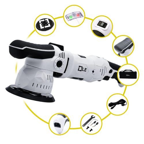 LIQUID ELEMENTS T3200  excentrikus polírozógép 125 mm  felfogatóval táskában