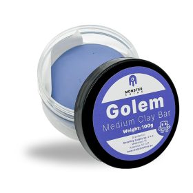  MONSTER SHINE GOLEM lakktisztító gyurma 100 gramm  kék színben (közepes) 