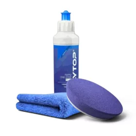   POLYTOP RAPID ONE STEP KIT - egylépcsős polírozópaszta készlet (250 ml)  140 mm - es INTERFACE ONE STEP paddal excenteres és rotációs géphez is 125 mm - es felfogatóhoz