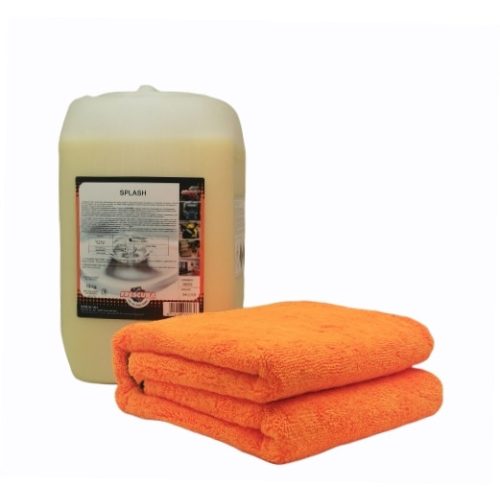 FRESCURA SPLASH - WAXOS ÖNSZÁRÍTÓ SAMPON CARNAUBA WAX TARTALOMMAL 10 KG - AJÁNDÉK ORANGE BABY XL SZÁRÍTÓ TÖRÖLKÖZŐVEL