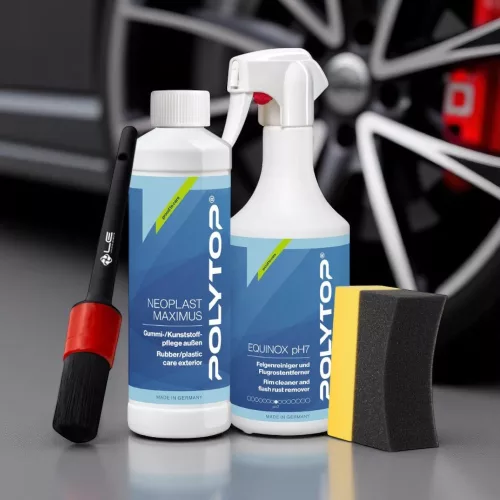 POLYTOP PH semleges felnitisztító és gumiápoló készlet aplikátorral és ecsettel