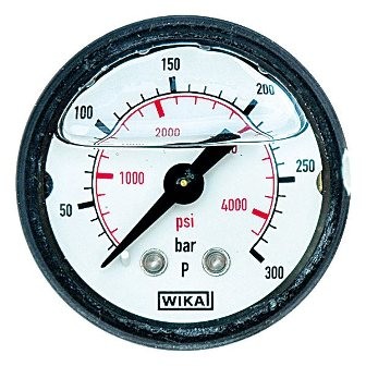Nyomásmérő óra hátsó kivezetésű 160 BAR 