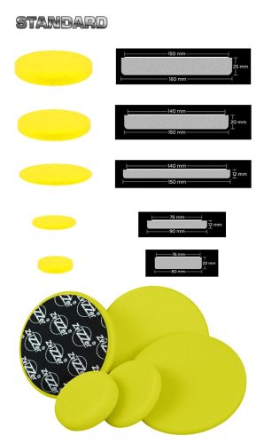 ZVIZZER STANDARD PAD FINE CUT PASZTÁHOZ  (160/25 mm - 2 db)