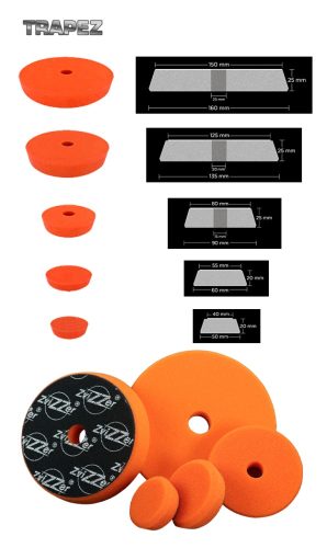 ZVIZZER TRAPÉZ PAD MC3000 MEDIUM CUT ONE STEP PASZTÁHOZ (70/20 mm - 5 db)