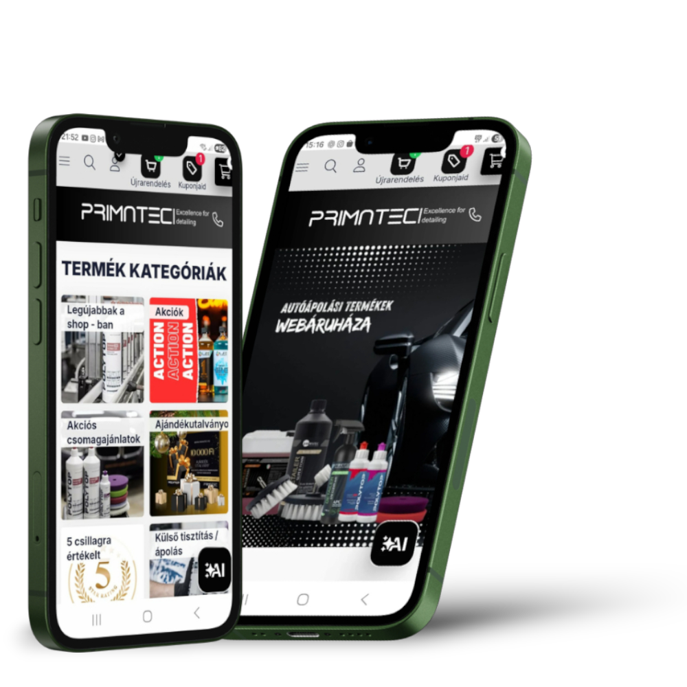 PRIMATEC mobil alkalmazás